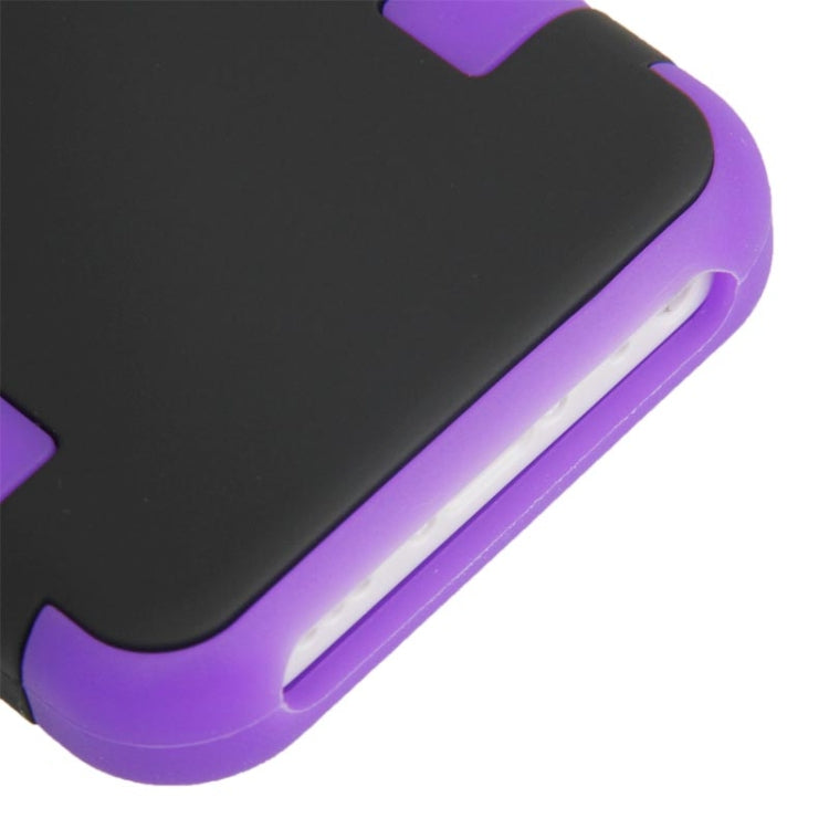 2-color Series Plastic + Silicon Combination Case for iPhone 5C