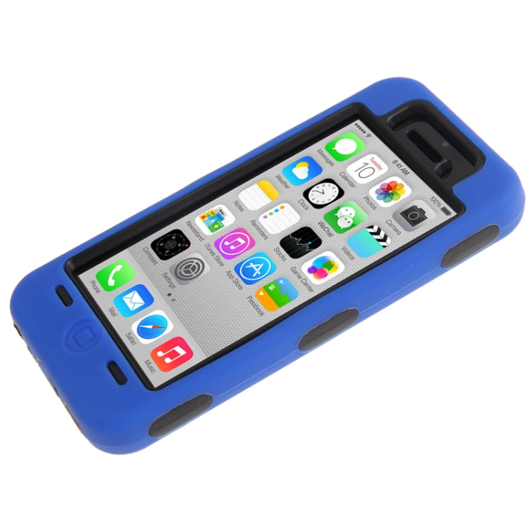 Anti-scratch Plastic + Silicon Combination Case for iPhone 5C