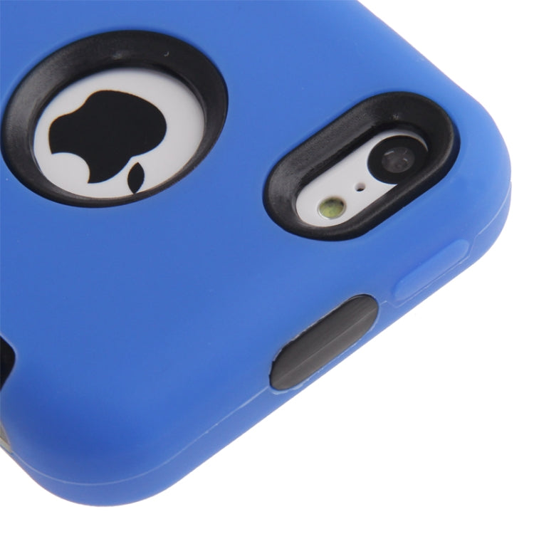 Anti-scratch Plastic + Silicon Combination Case for iPhone 5C