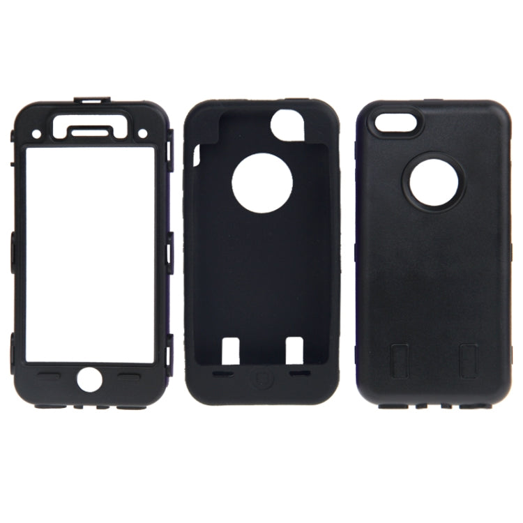 Anti-scratch Plastic + Silicon Combination Case for iPhone 5C