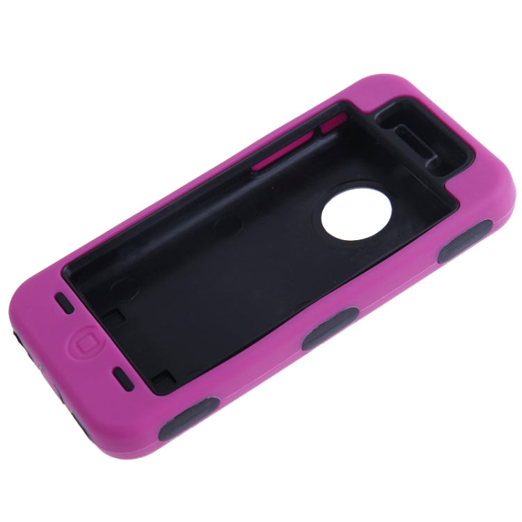 Anti-scratch Plastic + Silicon Combination Case for iPhone 5C