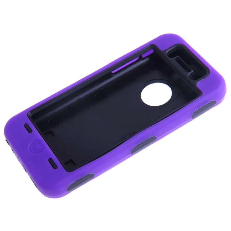 Anti-scratch Plastic + Silicon Combination Case for iPhone 5C