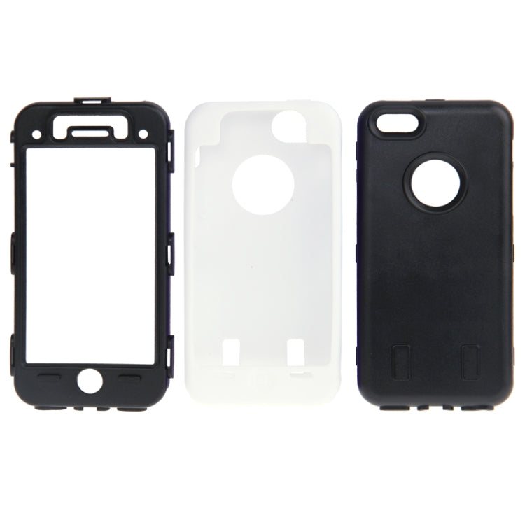 Anti-scratch Plastic + Silicon Combination Case for iPhone 5C