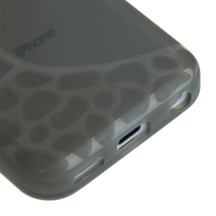 Touch Screen Cover Pebble Pattern Horizontal Flip TPU Case for iPhone 5C