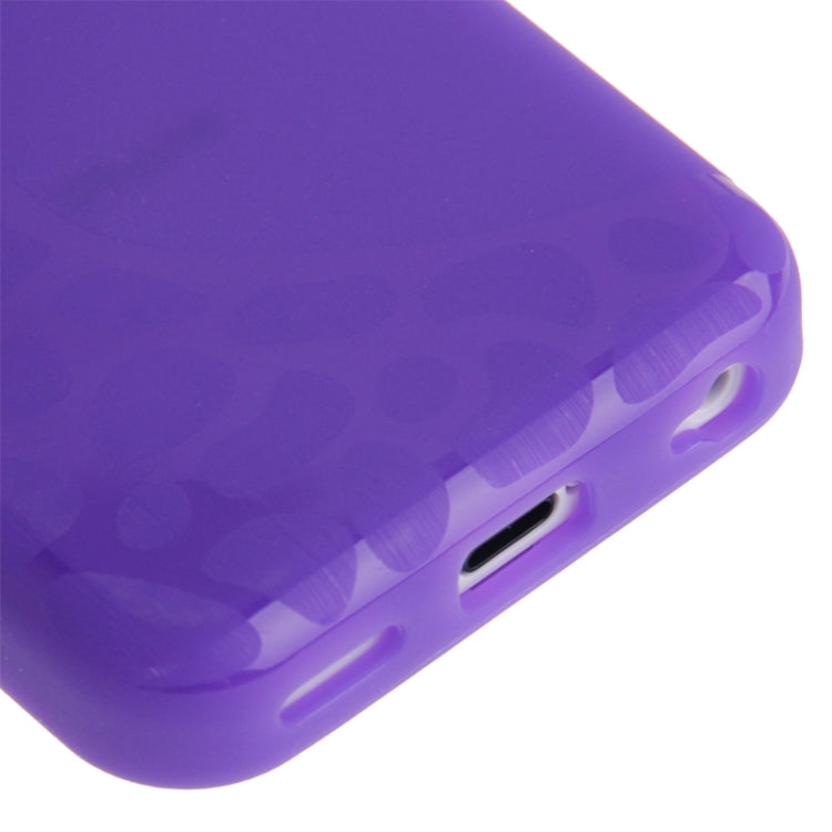 Touch Screen Cover Pebble Pattern Horizontal Flip TPU Case for iPhone 5C