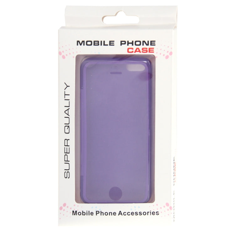 Touch Screen Cover Pebble Pattern Horizontal Flip TPU Case for iPhone 5C