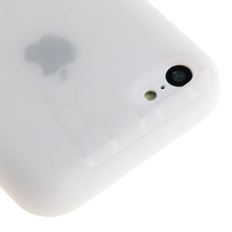 Touch Screen Cover Pebble Pattern Horizontal Flip TPU Case for iPhone 5C