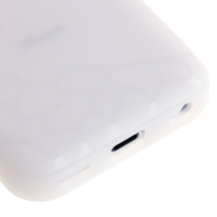 Touch Screen Cover Pebble Pattern Horizontal Flip TPU Case for iPhone 5C