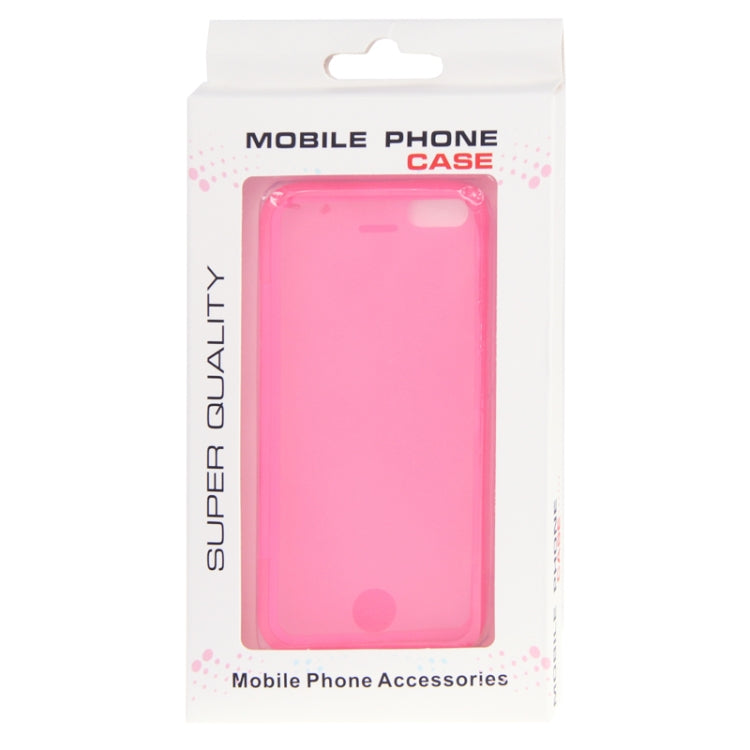 Touch Screen Cover Pebble Pattern Horizontal Flip TPU Case for iPhone 5C