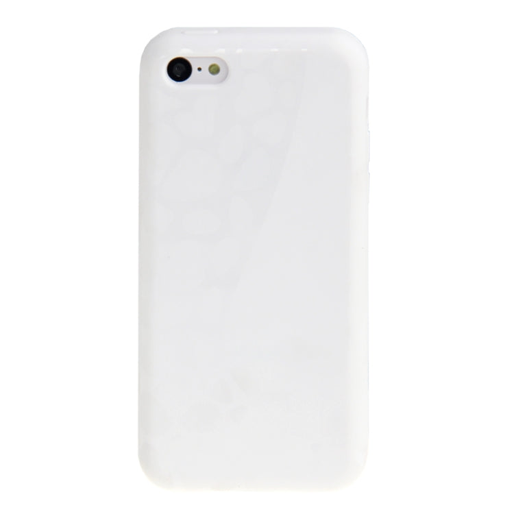 Touch Screen Cover Pebble Pattern Horizontal Flip TPU Case for iPhone 5C