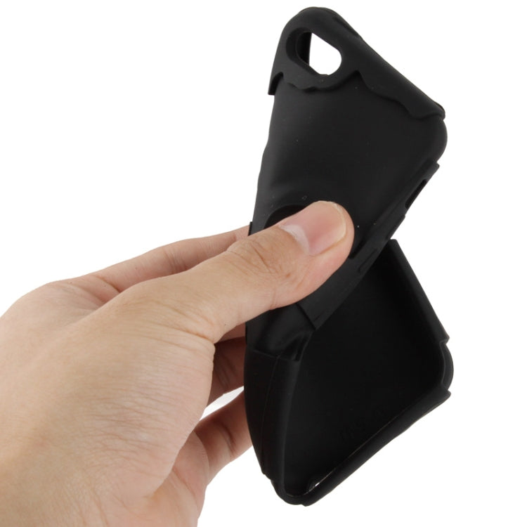 Skull Pattern Silicon + Plastic Case for iPhone 5C