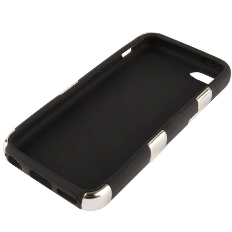 Skull Pattern Silicon + Plastic Case for iPhone 5C