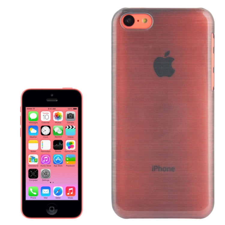 Smooth Surface Brushed Texture Plastic Case for iPhone 5C