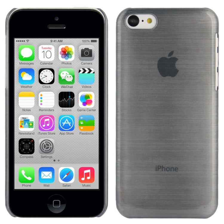 Smooth Surface Brushed Texture Plastic Case for iPhone 5C