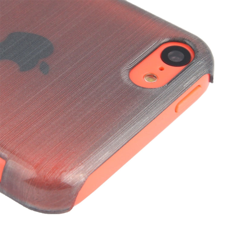 Smooth Surface Brushed Texture Plastic Case for iPhone 5C