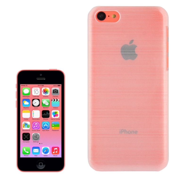 Smooth Surface Brushed Texture Plastic Case for iPhone 5C