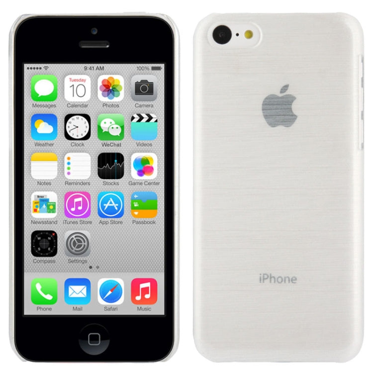 Smooth Surface Brushed Texture Plastic Case for iPhone 5C