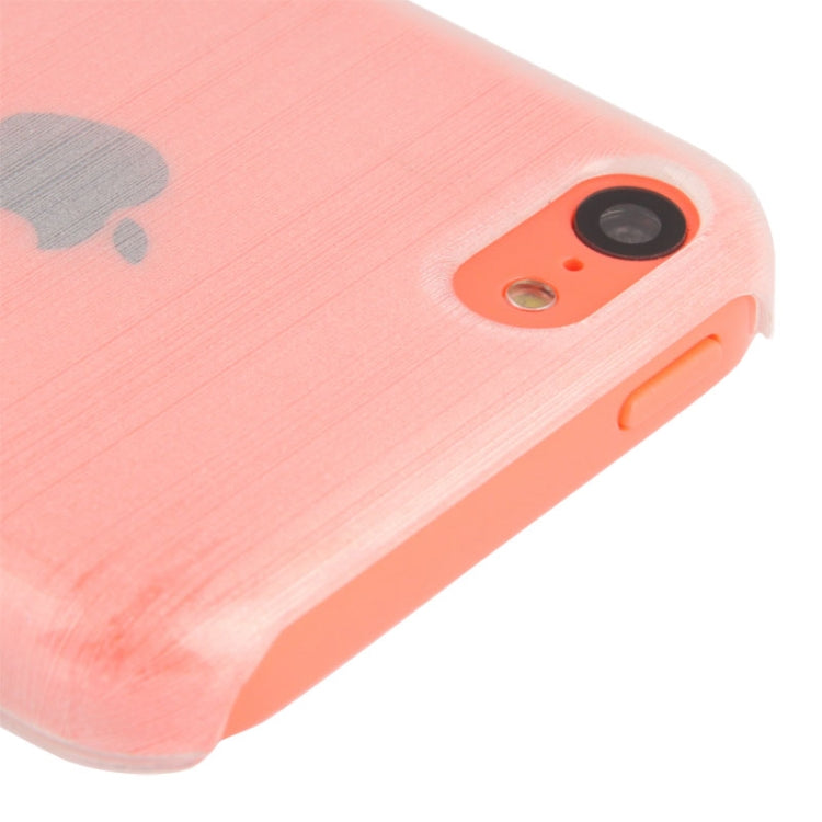 Smooth Surface Brushed Texture Plastic Case for iPhone 5C