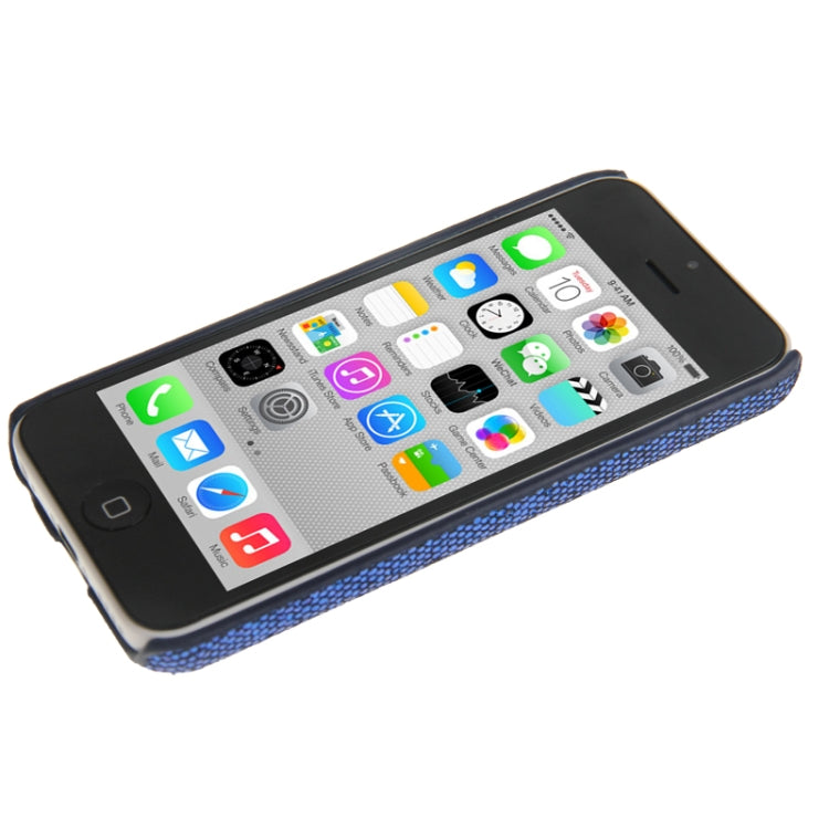 Glitter Powder Skinning Plating Plastic Case for iPhone 5C