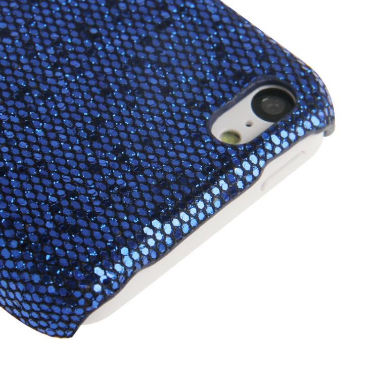 Glitter Powder Skinning Plating Plastic Case for iPhone 5C