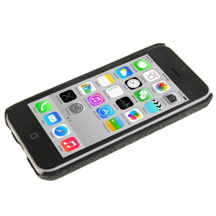 Glitter Powder Skinning Plating Plastic Case for iPhone 5C