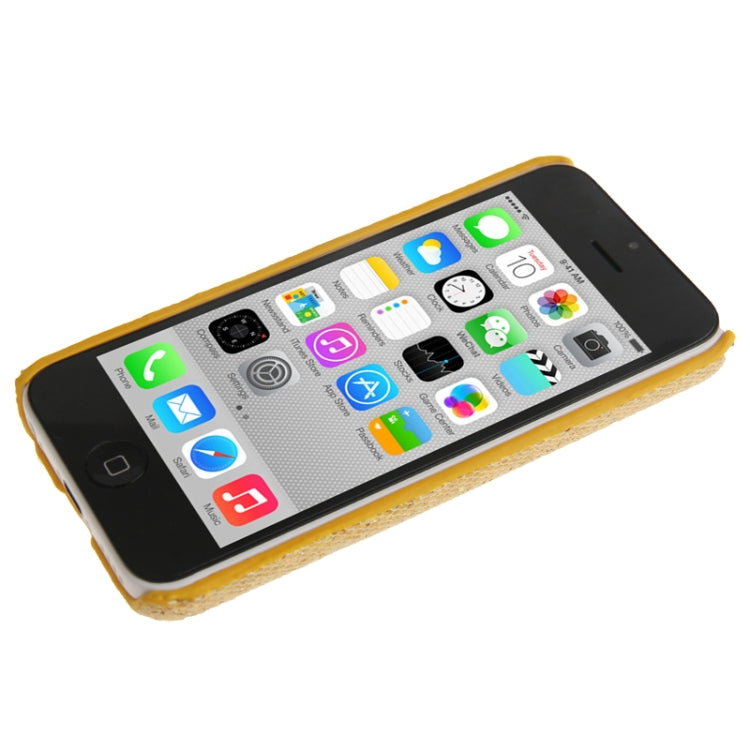 Glitter Powder Skinning Plating Plastic Case for iPhone 5C