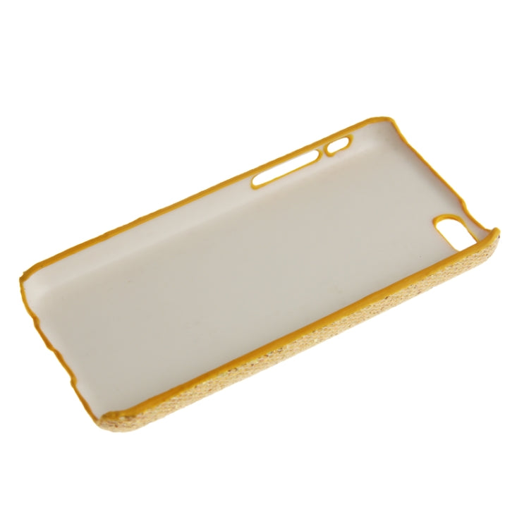 Glitter Powder Skinning Plating Plastic Case for iPhone 5C