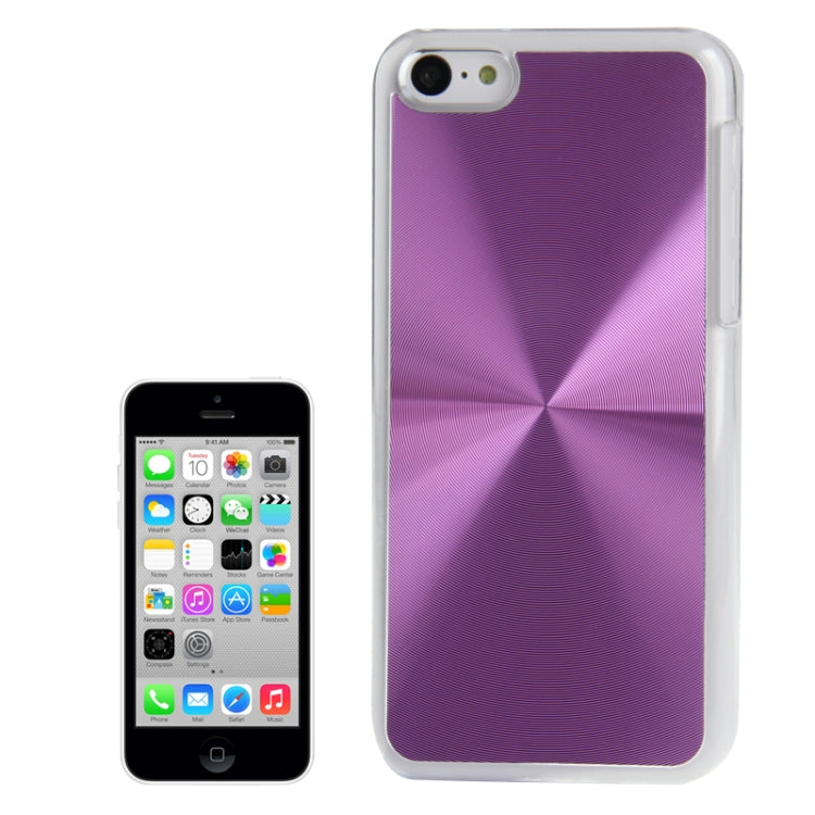 CD Texture Metal Paste Skin Crystal Protective Case for iPhone 5C
