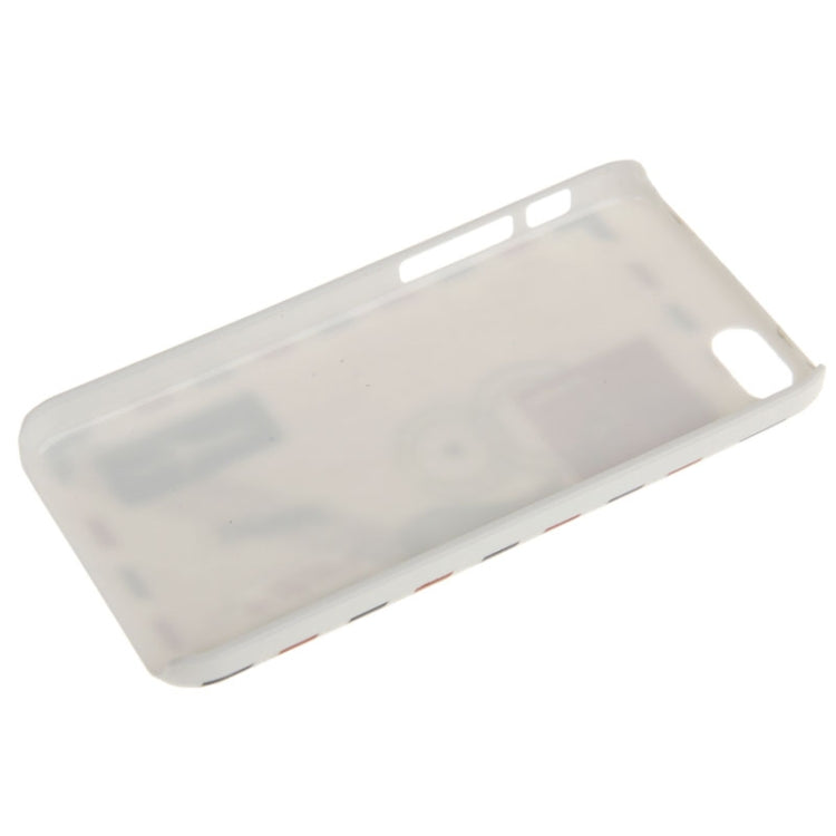 Envelope Pattern Plastic Case for iPhone 5C