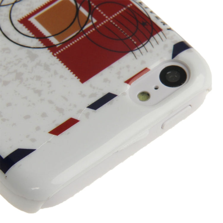 Envelope Pattern Plastic Case for iPhone 5C