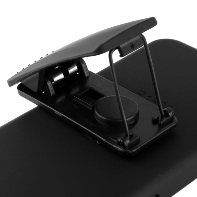 Belt Clip with 360 Degrees Rotates Holster Stripes Frosted Plastic Case + Stand for iPhone 5C(Black)