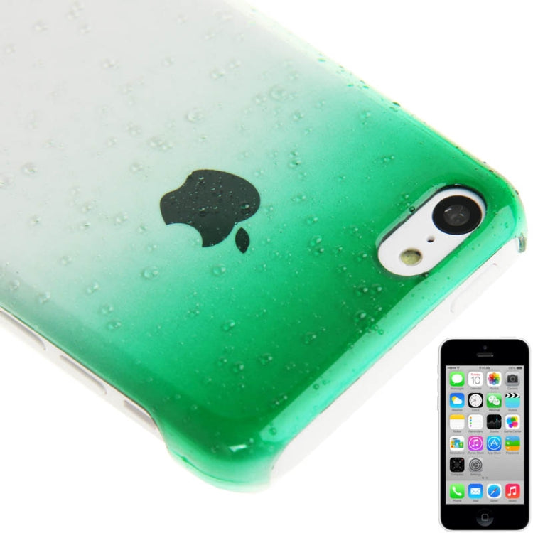 Gradient Raindrop Effect Crystal Protective Case for iPhone 5C