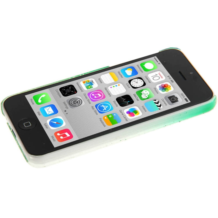 Gradient Raindrop Effect Crystal Protective Case for iPhone 5C