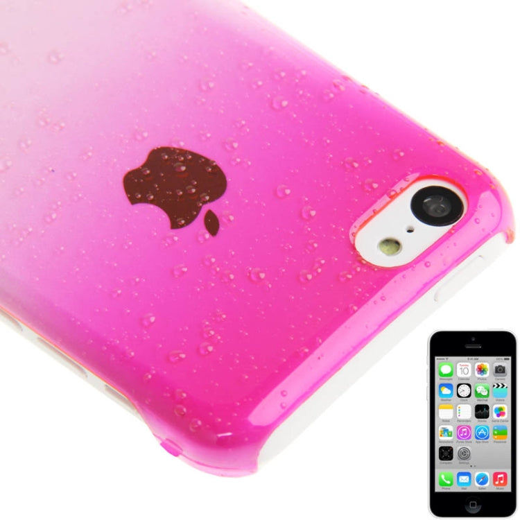 Gradient Raindrop Effect Crystal Protective Case for iPhone 5C