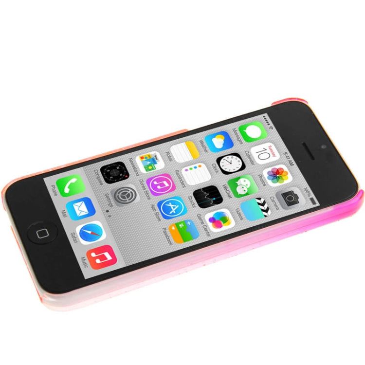 Gradient Raindrop Effect Crystal Protective Case for iPhone 5C