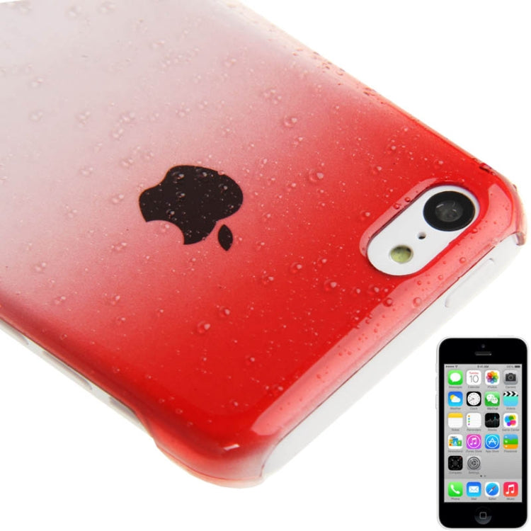 Gradient Raindrop Effect Crystal Protective Case for iPhone 5C