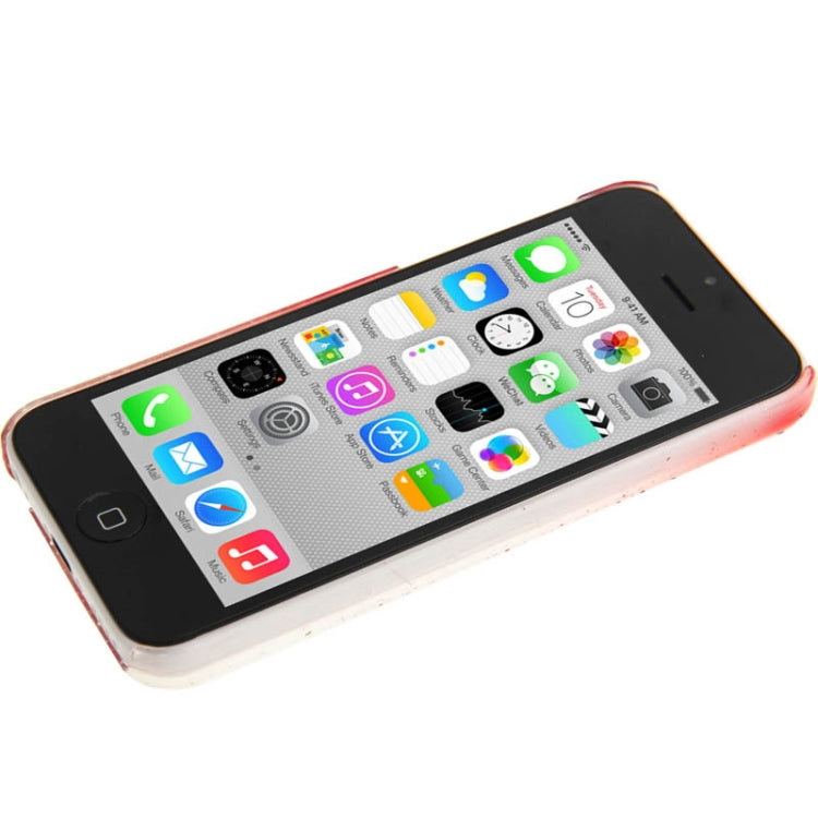 Gradient Raindrop Effect Crystal Protective Case for iPhone 5C
