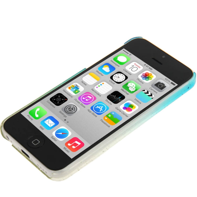 Gradient Raindrop Effect Crystal Protective Case for iPhone 5C