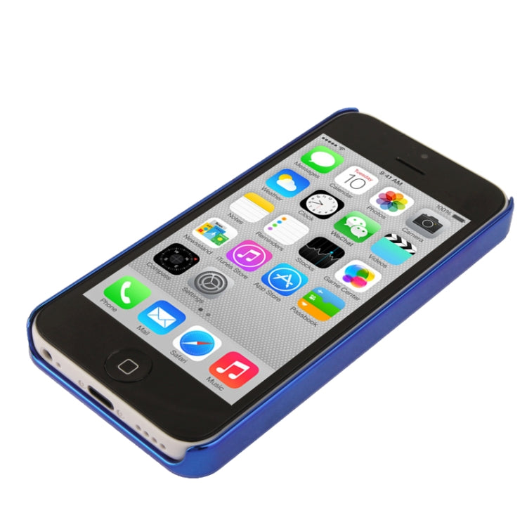 Geometric Triangle Pattern Metal Paste Plating Skinning Plastic Case for iPhone 5C