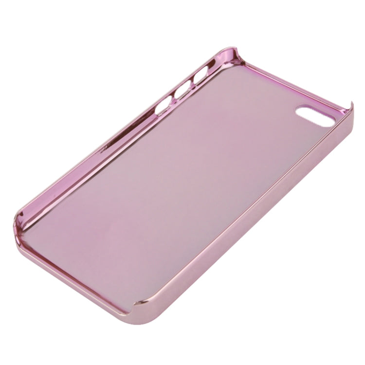 Geometric Triangle Pattern Metal Paste Plating Skinning Plastic Case for iPhone 5C