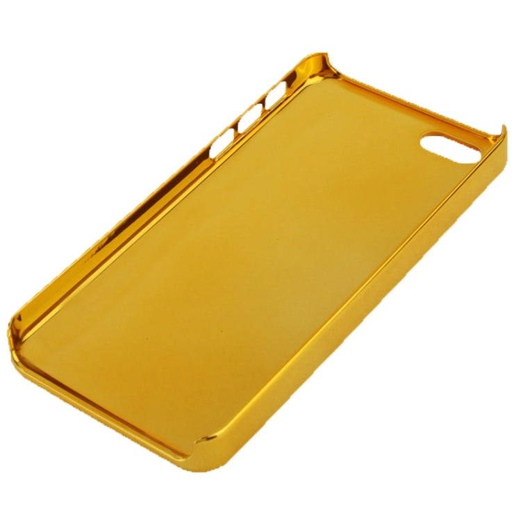 Geometric Triangle Pattern Metal Paste Plating Skinning Plastic Case for iPhone 5C
