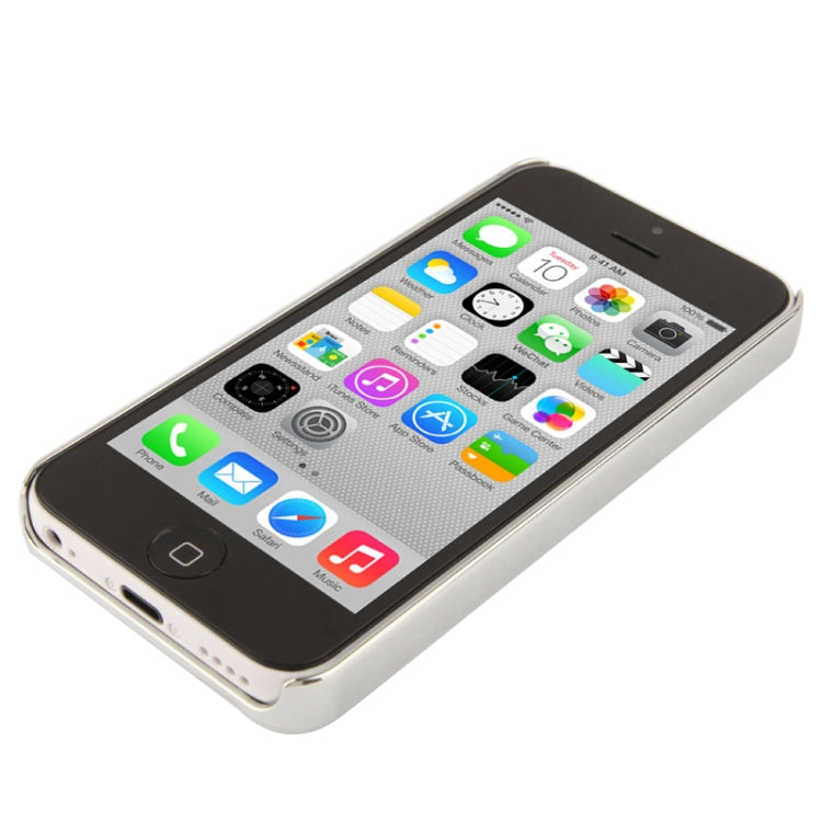Geometric Triangle Pattern Metal Paste Plating Skinning Plastic Case for iPhone 5C