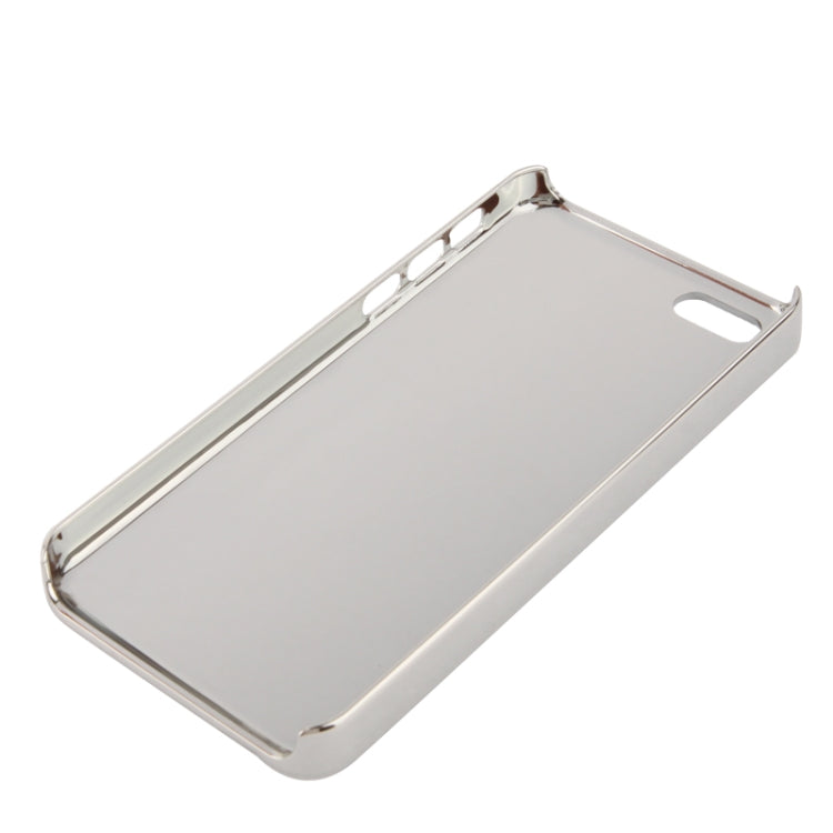 Geometric Triangle Pattern Metal Paste Plating Skinning Plastic Case for iPhone 5C