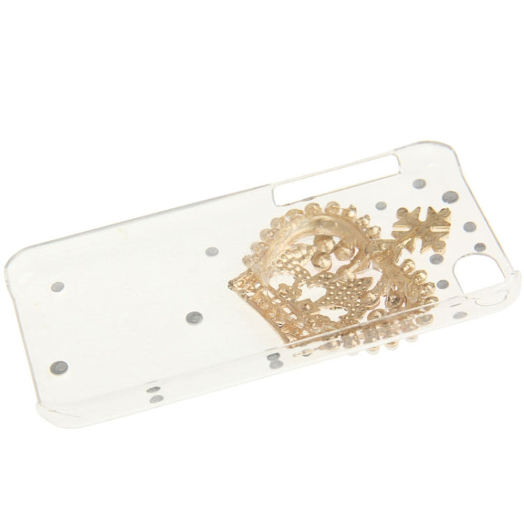 DIY Style 3D Crown Pattern Diamond Encrusted Crystal Case for iPhone 5C