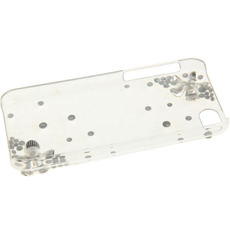DIY Style 3D Flower Pattern Diamond Encrusted Crystal Case for iPhone 5C