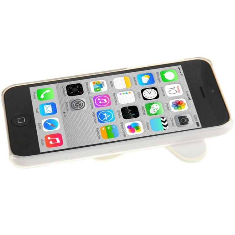 DIY Style 3D Rabbit Pattern Diamond Encrusted Crystal Case with Mirror for iPhone 5C