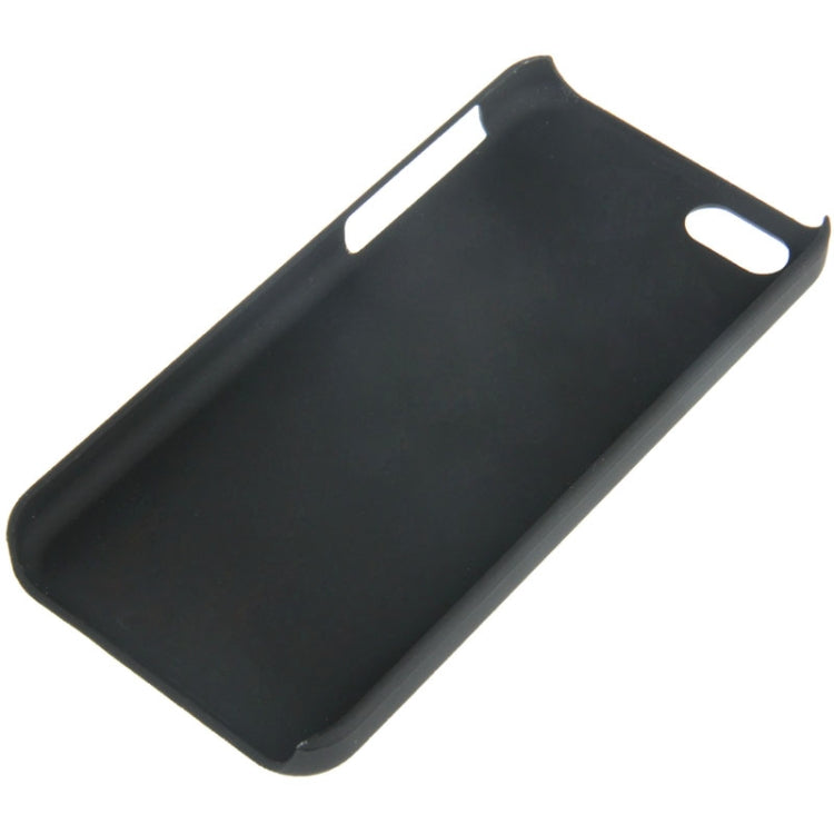Eye-glasses Pattern Metal Brushed Paste Plastic Case for iPhone 5C