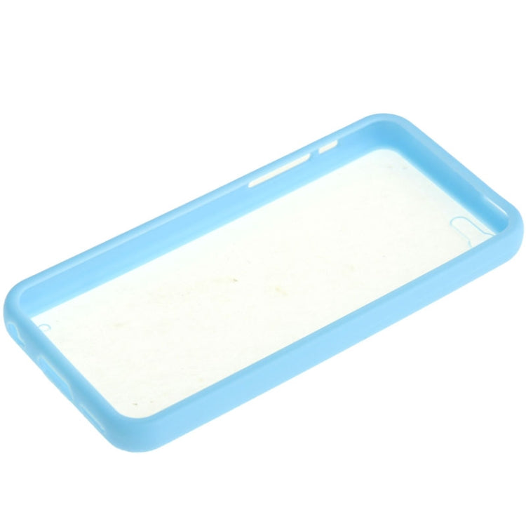 Transparent Plastic + TPU Frame Case for iPhone 5C