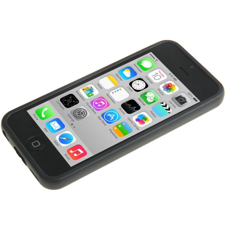 Transparent Plastic + TPU Frame Case for iPhone 5C