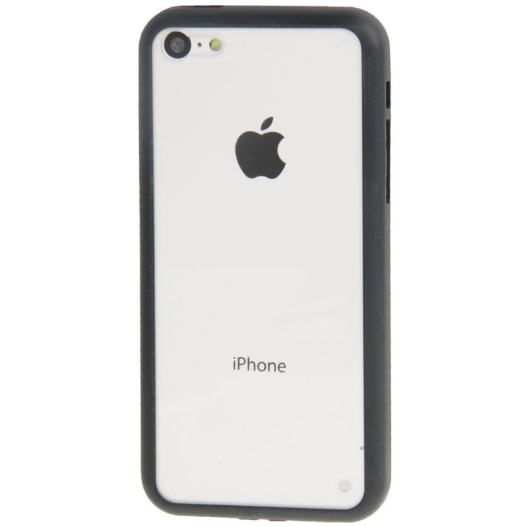 Transparent Plastic + TPU Frame Case for iPhone 5C